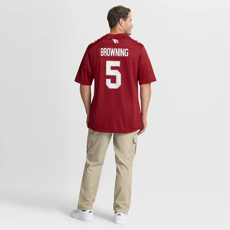 Maillot de match Nike Baron Browning Cardinal pour homme, équipe des Cardinals l'Arizona