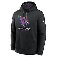 Sweat à capuche Nike noir Arizona Cardinals 2024 NFL Crucial Catch Club pour homme