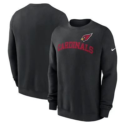 Men's Nike Black Arizona Cardinals Club Pullover Sweatshirt
