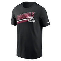 T-shirt pour homme Nike Arizona Cardinals Essential Blitz Lockup noir