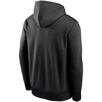 Men's Nike Black Arizona Cardinals Fan Gear Primary Logo Therma Performance Pullover Hoodie