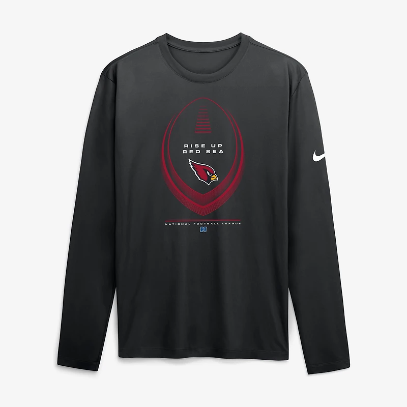 Men's Nike Black Arizona Cardinals Legend Icon Dri-FIT Long Sleeve T-Shirt