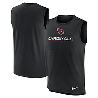 Débardeur d'entraînement Nike Arizona Cardinals noir pour homme