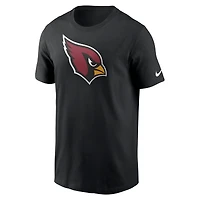 T-shirt Nike noir avec logo principal des Arizona Cardinals pour homme