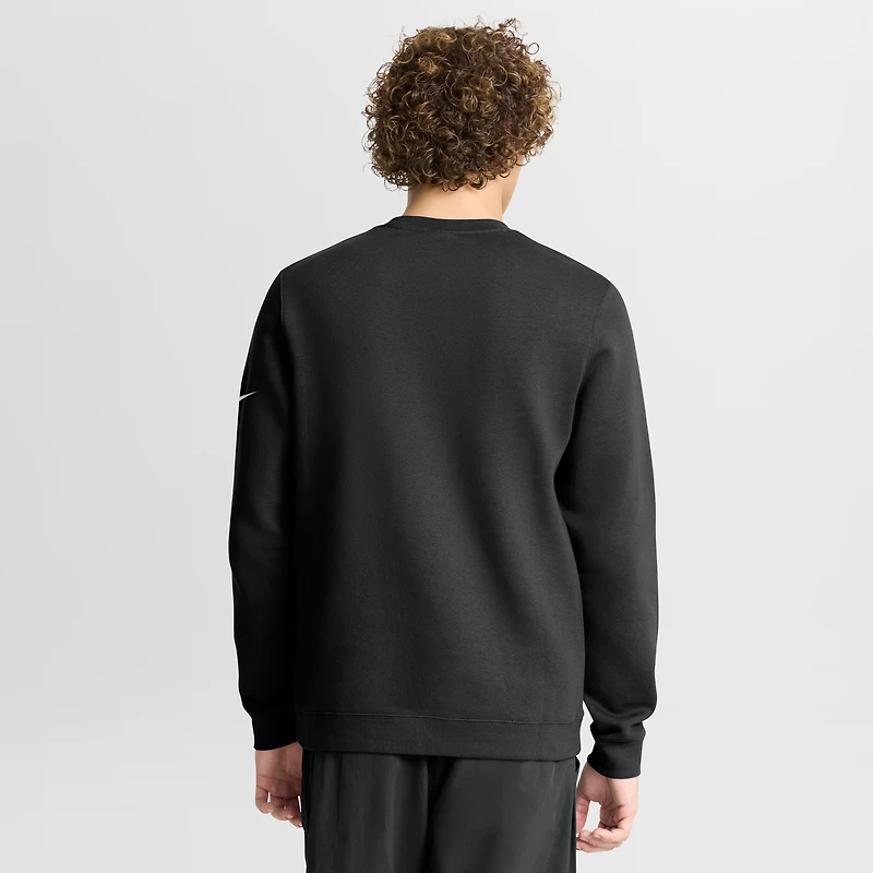 Men's Nike Black Arizona Cardinals Primetime Club Fleece Pullover Sweatshirt