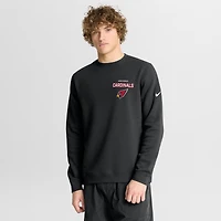 Men's Nike Black Arizona Cardinals Primetime Club Fleece Pullover Sweatshirt