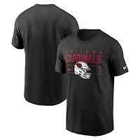 T-shirt Nike noir pour homme avec logo Primetime Helmet des Cardinals de l'Arizona