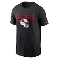 T-shirt Nike noir pour homme avec logo Primetime Helmet des Cardinals de l'Arizona