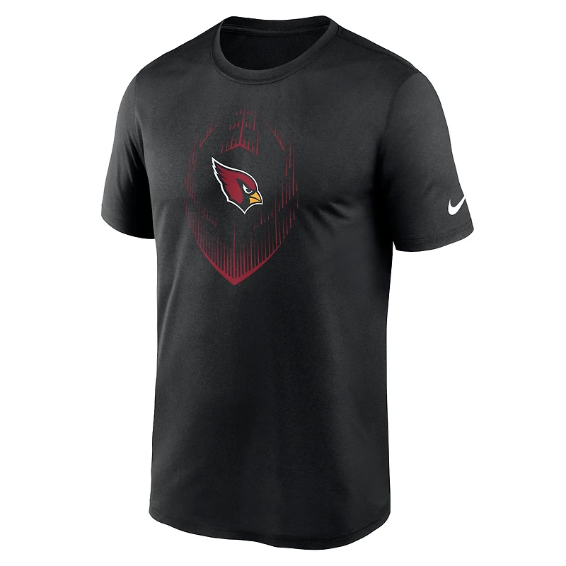 T-shirt Nike Primetime Legend Icon Performance noir pour homme des Cardinals de l'Arizona