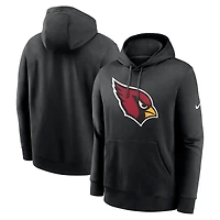 Sweat à capuche Nike Arizona Cardinals Rewind Club pour homme, noir