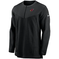 Men's Nike Black Arizona Cardinals Sideline Half-Zip UV Performance Jacket
