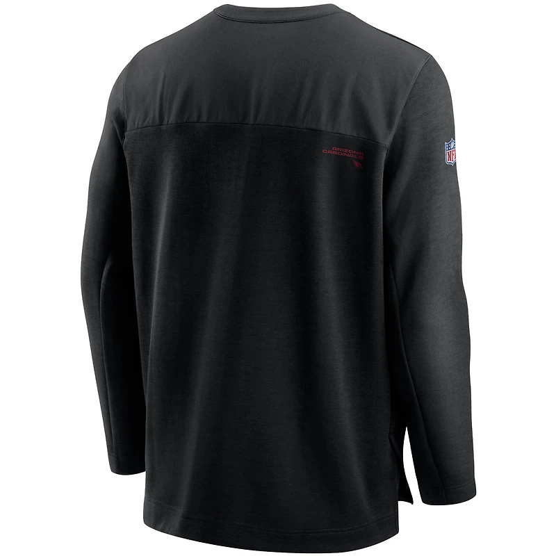 Men's Nike Black Arizona Cardinals Sideline Half-Zip UV Performance Jacket