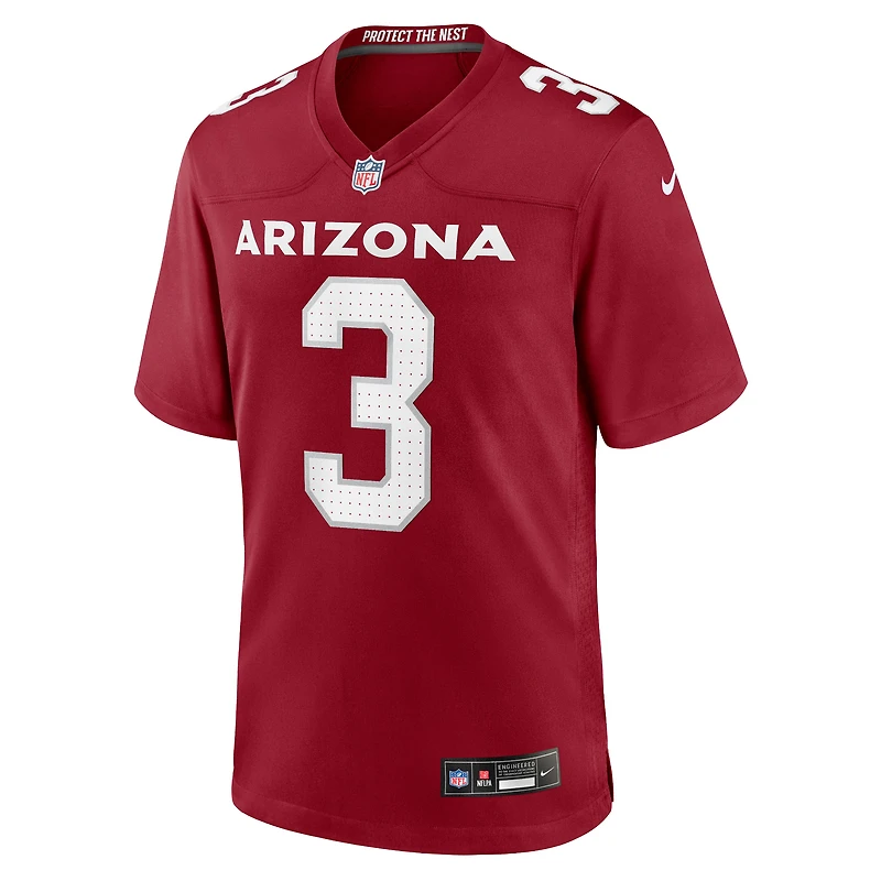 Maillot de joueur match Nike Budda Baker Cardinal des Arizona Cardinals pour homme