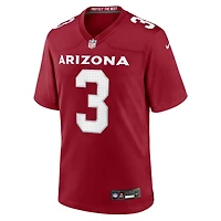 Maillot de joueur match Nike Budda Baker Cardinal des Arizona Cardinals pour homme