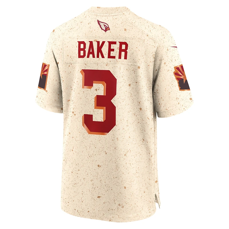Maillot de match Nike Budda Baker Natural Arizona Cardinals 2025 Rivalries Collection pour homme