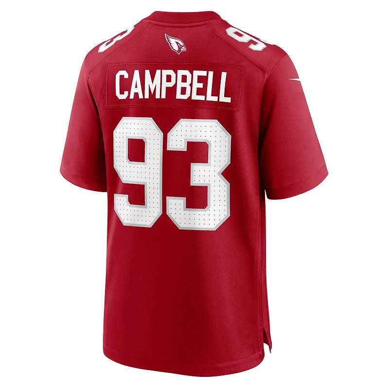 Men's Nike Calais Campbell  Cardinal Arizona Cardinals Team Game Jersey