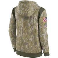 Men's Nike Camo Arizona Cardinals 2021 Salute To Service - Therma Performance Pullover Hoodie