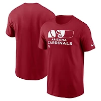 T-shirt essentiel Nike Cardinal Arizona Cardinals Air pour homme