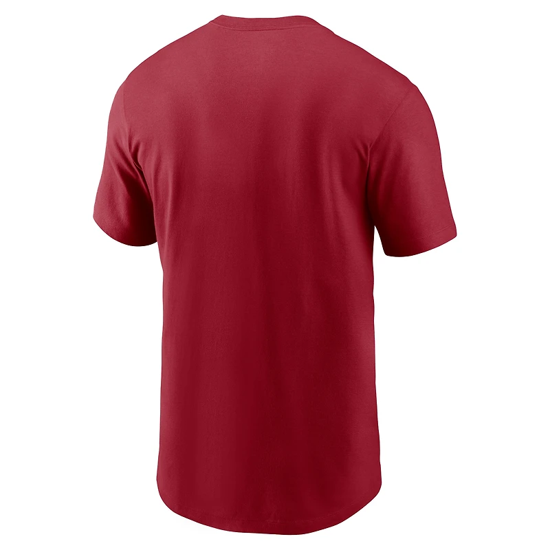 T-shirt essentiel Nike Cardinal Arizona Cardinals Air pour homme