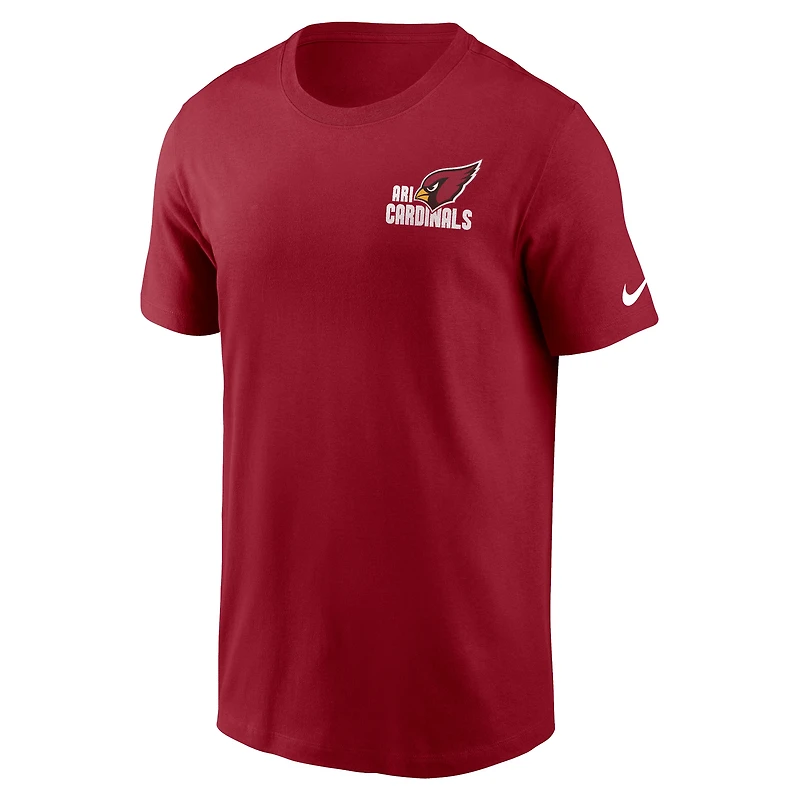 T-shirt essentiel Nike Cardinal Arizona Cardinals Blitz pour homme