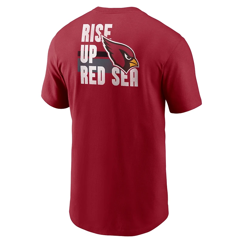 T-shirt essentiel Nike Cardinal Arizona Cardinals Blitz pour homme