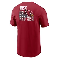 T-shirt essentiel Nike Cardinal Arizona Cardinals Blitz pour homme