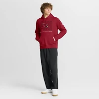 Sweat à capuche en polaire Nike Cardinal Busted Play Club pour homme, Arizona Cardinals