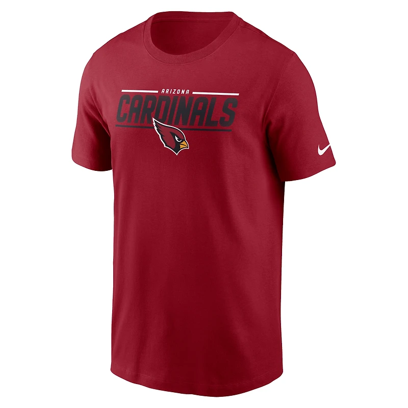 T-shirt à manches longues Nike Cardinal Arizona Cardinals pour homme
