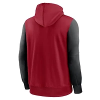 Men's Nike  Cardinal Arizona Cardinals Performance Full-Zip Hoodie