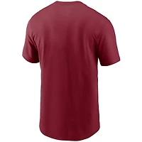 T-shirt essentiel Nike pour homme, gris chiné, logo Arizona Cardinals Primetime