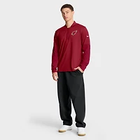 Pull Nike Cardinal Sideline Dri-FIT demi-zippé pour homme des Cardinals de l'Arizona