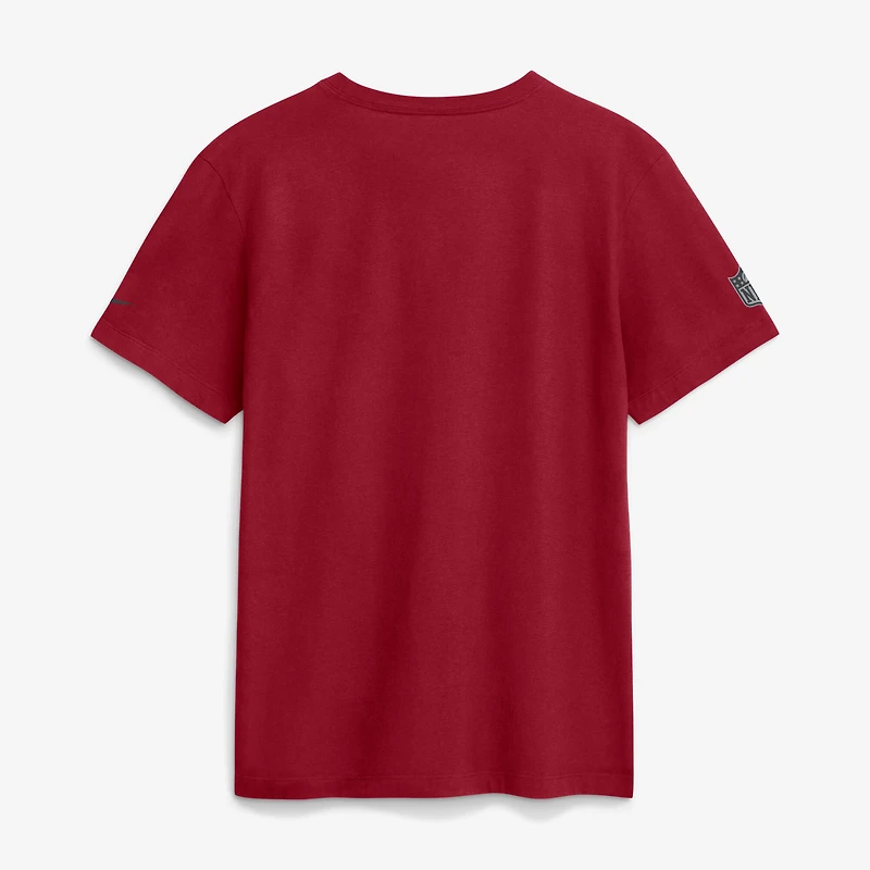 Men's Nike Cardinal Arizona Cardinals Sideline Dri-FIT T-Shirt