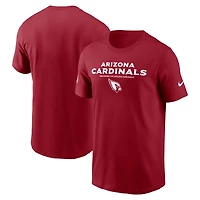 T-shirt Nike Cardinal Arizona Cardinals Sideline Performance pour homme