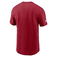 T-shirt pour homme Cardinal Arizona Cardinals Sideline Performance de Nike