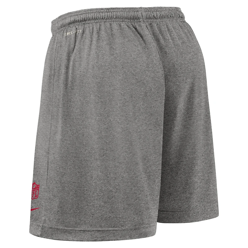 Men's Nike Cardinal Arizona Cardinals Sideline Reversible Dri-FIT Shorts
