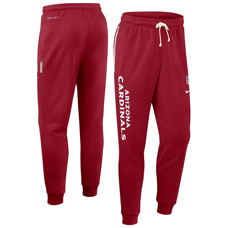 Men's Nike Cardinal Arizona Cardinals Sideline Standard Issue Ground Game Dri-FIT Taper Pants