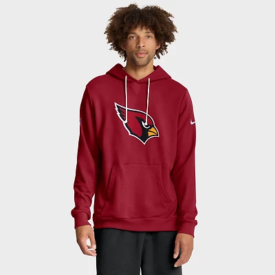 Sweat à capuche Nike Cardinal Arizona Cardinals Sideline Standard Issue Initial Home Dri-FIT pour homme