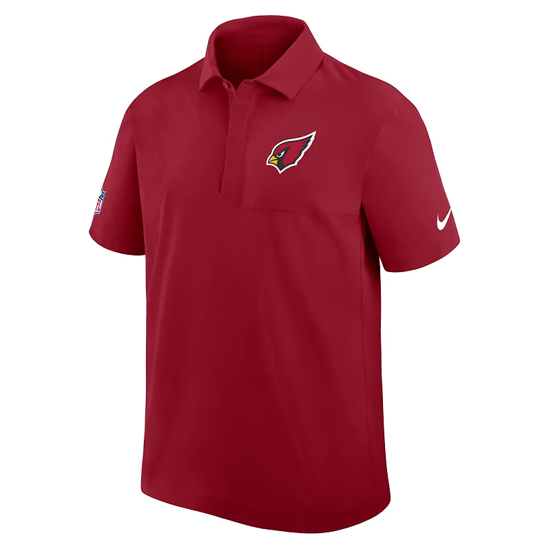 Men's Nike Cardinal Arizona Cardinals Sideline Woven Dri-FIT Polo