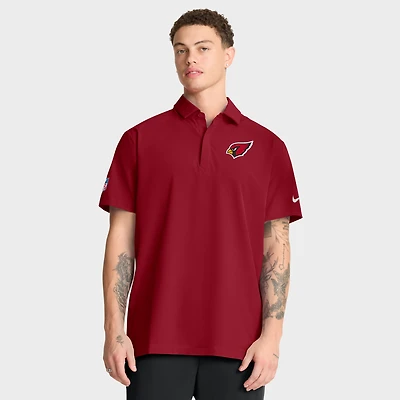 Men's Nike Cardinal Arizona Cardinals Sideline Woven Dri-FIT Polo
