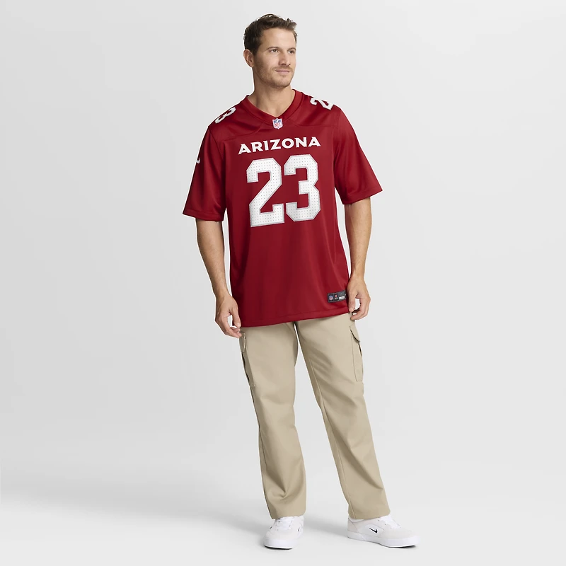 Maillot de match l'équipe Nike Corey Clement Cardinal des Arizona Cardinals pour homme