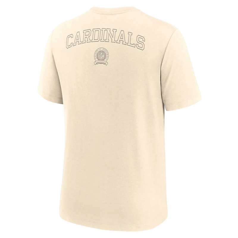 Men's Nike Cream Arizona Cardinals Glory Tri-Blend T-Shirt
