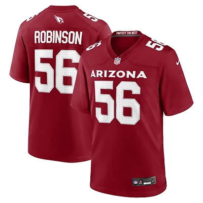 Maillot de match Nike Darius Robinson Cardinal Arizona Cardinals pour homme