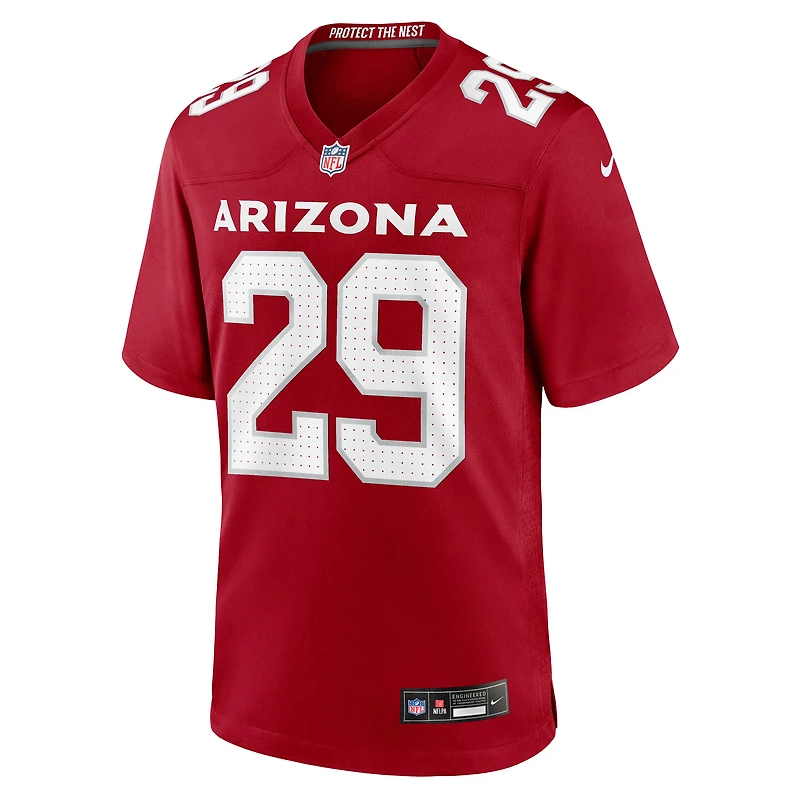 Maillot Nike Denzel Burke Cardinal pour homme, équipe des Cardinals de l'Arizona