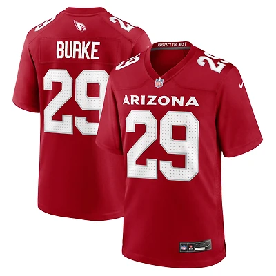 Maillot Nike Denzel Burke Cardinal pour homme, équipe des Cardinals de l'Arizona