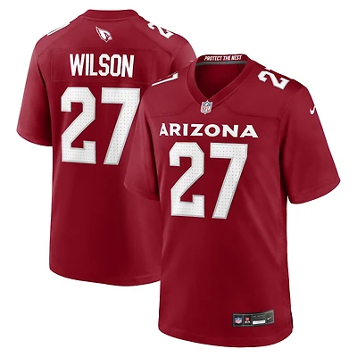 Maillot de match l'équipe Nike Divaad Wilson Cardinal des Arizona Cardinals pour homme
