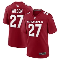 Maillot de match l'équipe Nike Divaad Wilson Cardinal des Arizona Cardinals pour homme