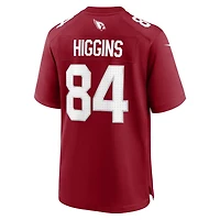 Men's Nike Elijah Higgins  Cardinal Arizona Cardinals Team Game Jersey