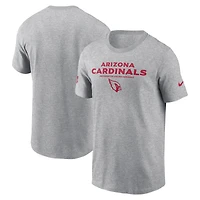 Men's Nike Heather Gray Arizona Cardinals Sideline Dri-FIT T-Shirt