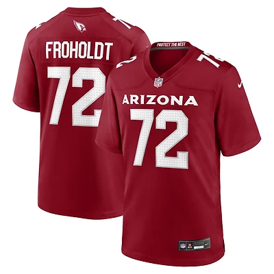 Men's Nike Hjalte Froholdt Cardinal Arizona Cardinals Team Game Jersey