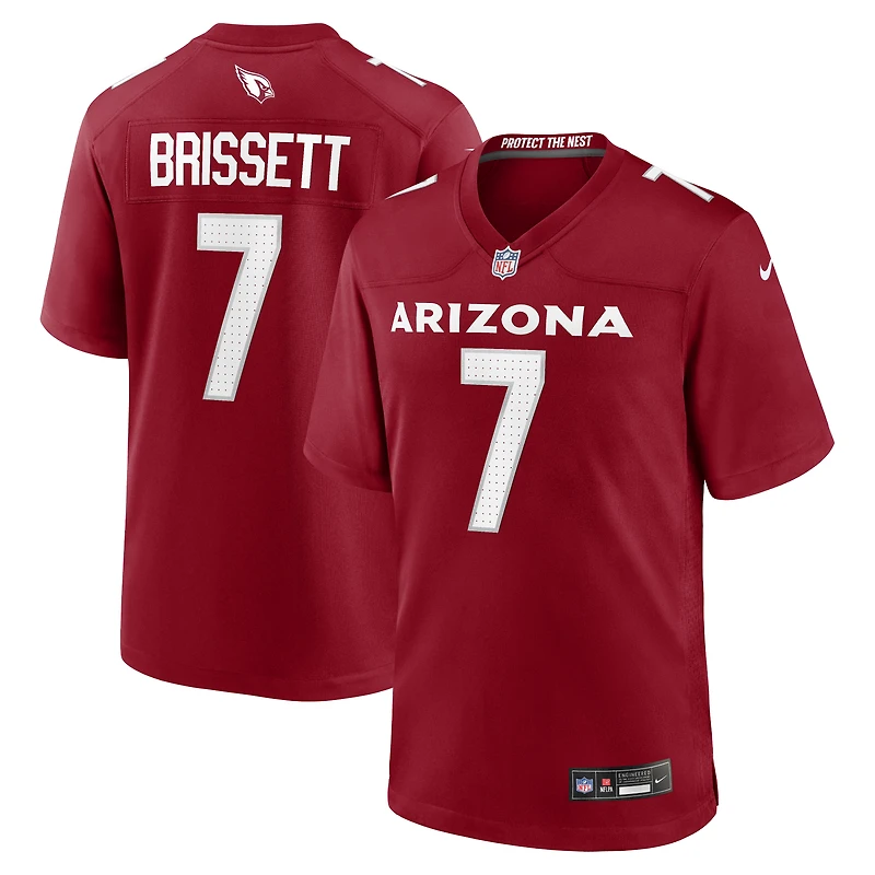 Men's Nike Jacoby Brissett Cardinal Arizona Cardinals Team Game Jersey